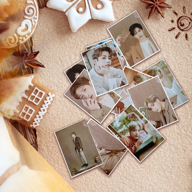 16 шт./компл. Kpop Астро участников Фотокарточка новый альбом BLUE FLAME карточка для