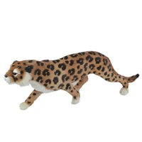 leopard plush toy animals doll handmade simulation crafts ornaments for kids creative gift toys home accessories decor
