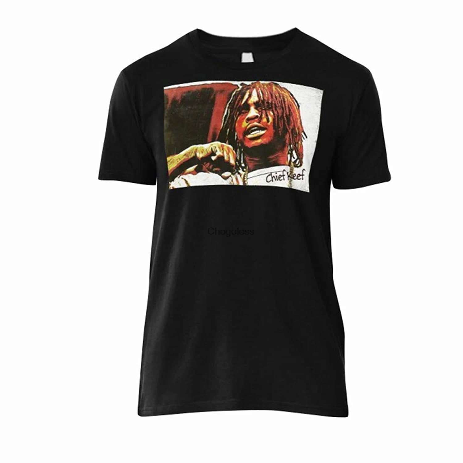 Классическая футболка с логотипом Chief Keef дешевая Love 6Ix9ine Подарочная Футболка