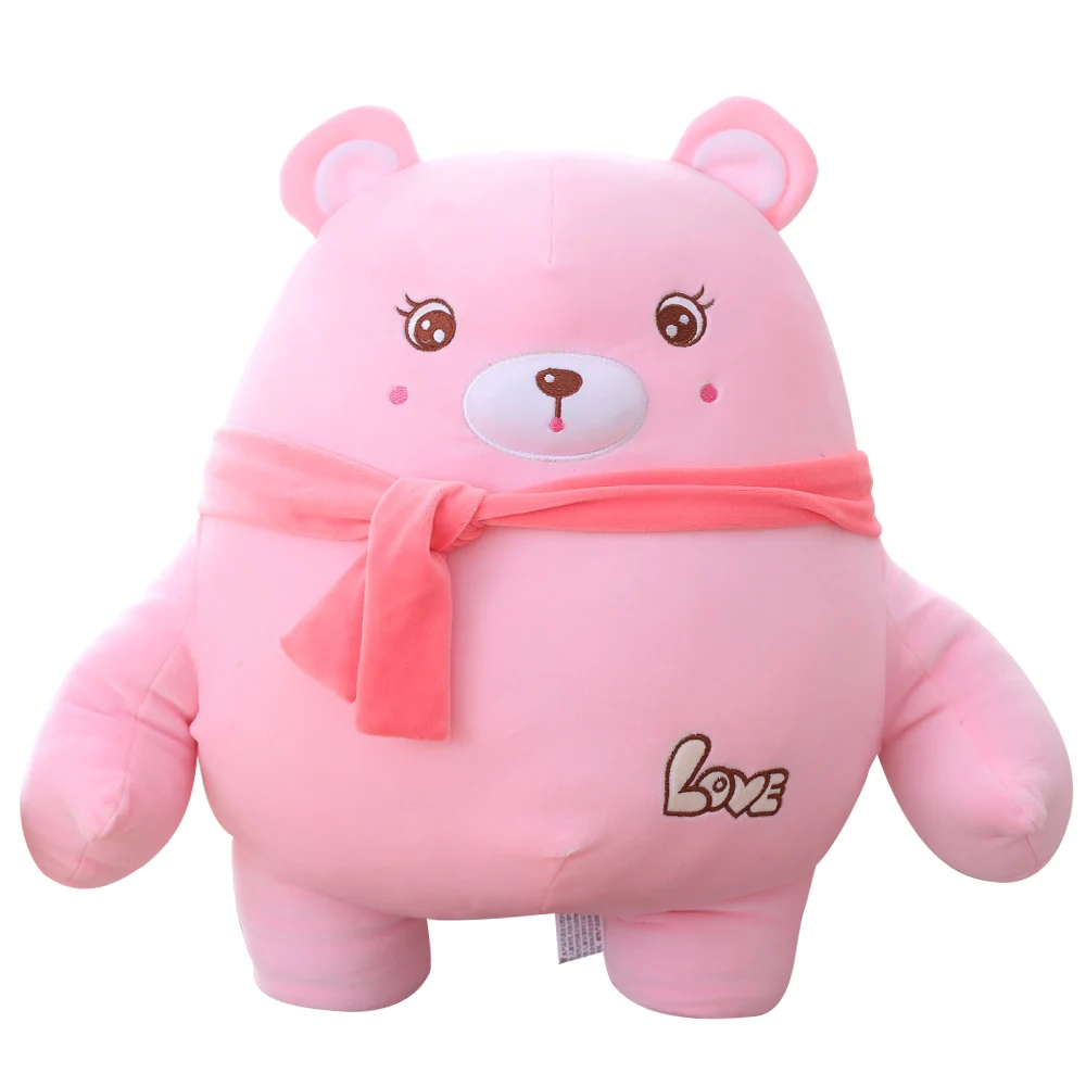 Любовь медведь кукла плюшевая игрушка шарф Подушка с медведем может держать