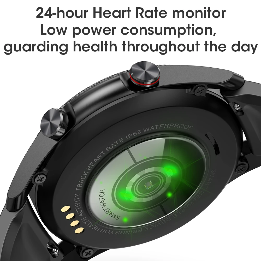 

L19 Full touch Smart Watch Men ECG+PPG Heart Rate Blood Pressure oxygen Monitor IP68 Waterproof Bluetooth Smart Bracelet