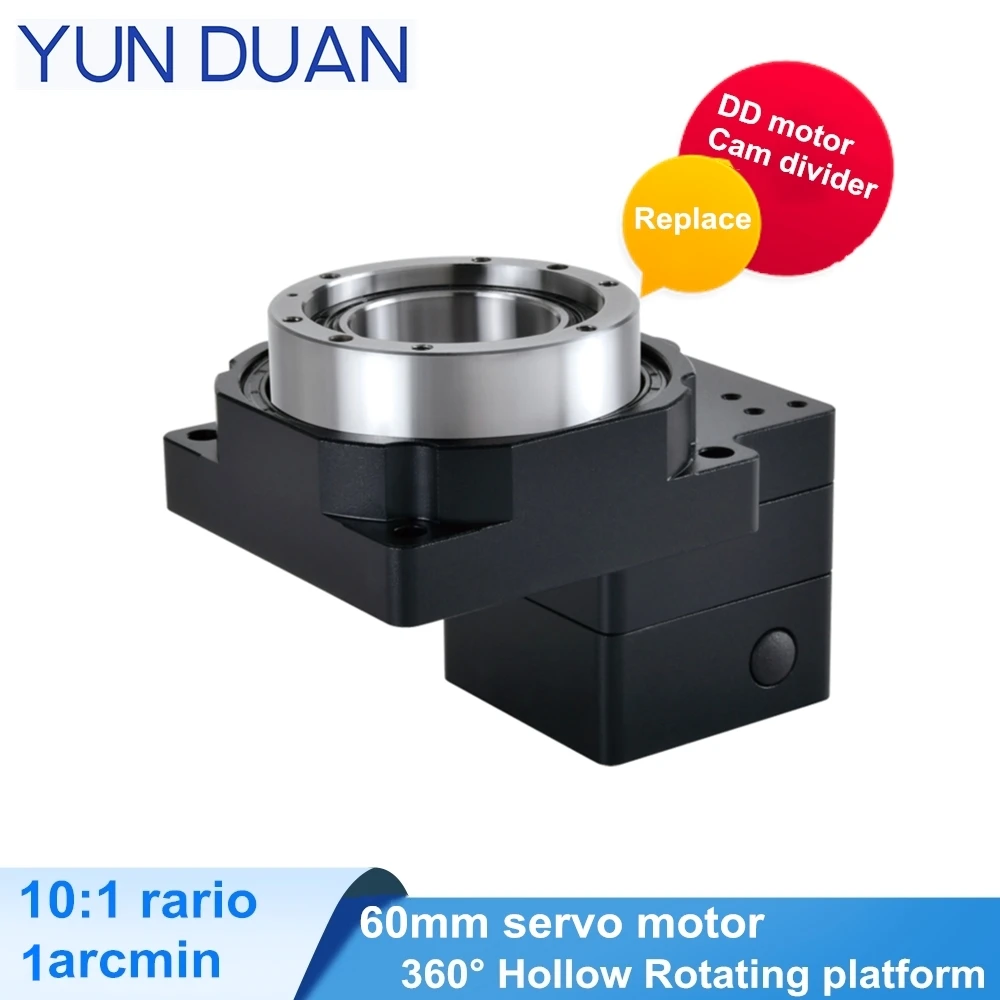 Высокая точность коническая коробка передач 60 мм Серводвигатель 10:1 редуктор 14