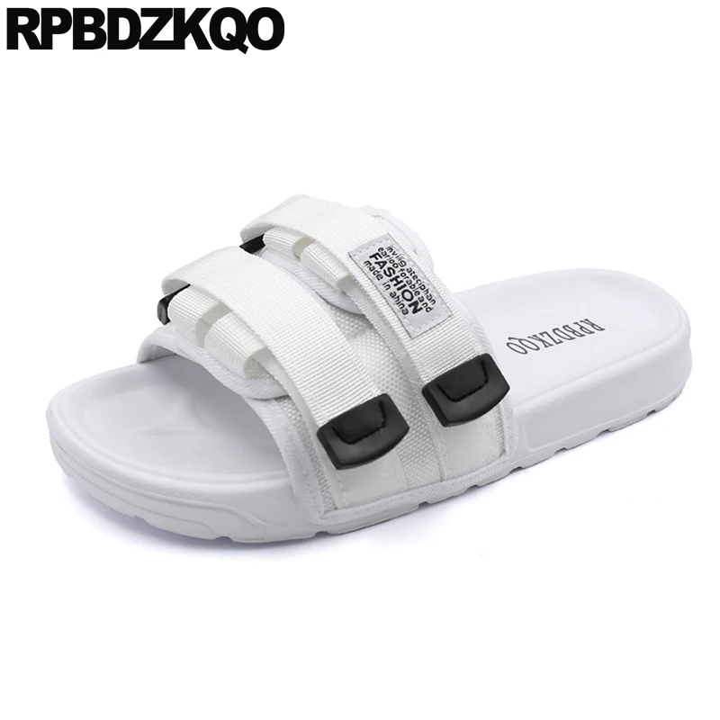 Дизайнерские летние сандалии на ремешке большие красные мужские сетчатые туфли