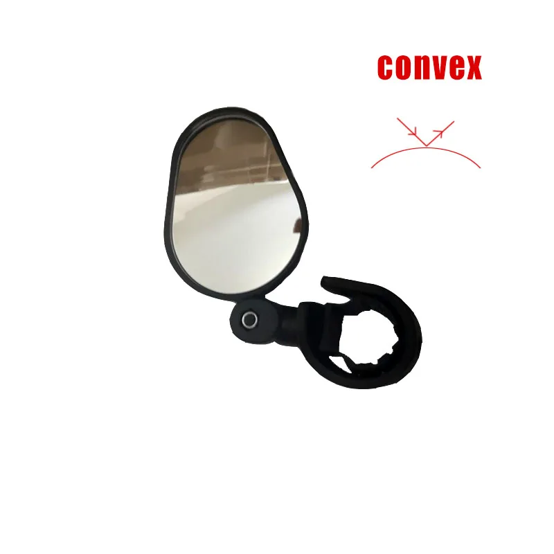Convex 360 градусов Мини регулируемое зеркало заднего вида для велосипеда велосипедный руль гибкое безопасное зеркало заднего вида - Цвет: Convex