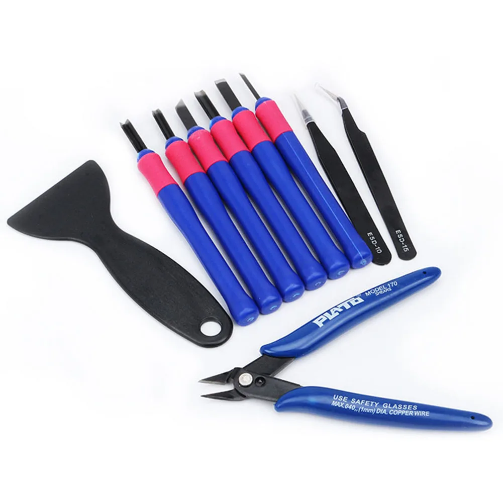 10pcs Set Cutting Pliers Tweezers 3D Printer Tool Kits Accessories For Repairing OUJ99 | Компьютеры и офис