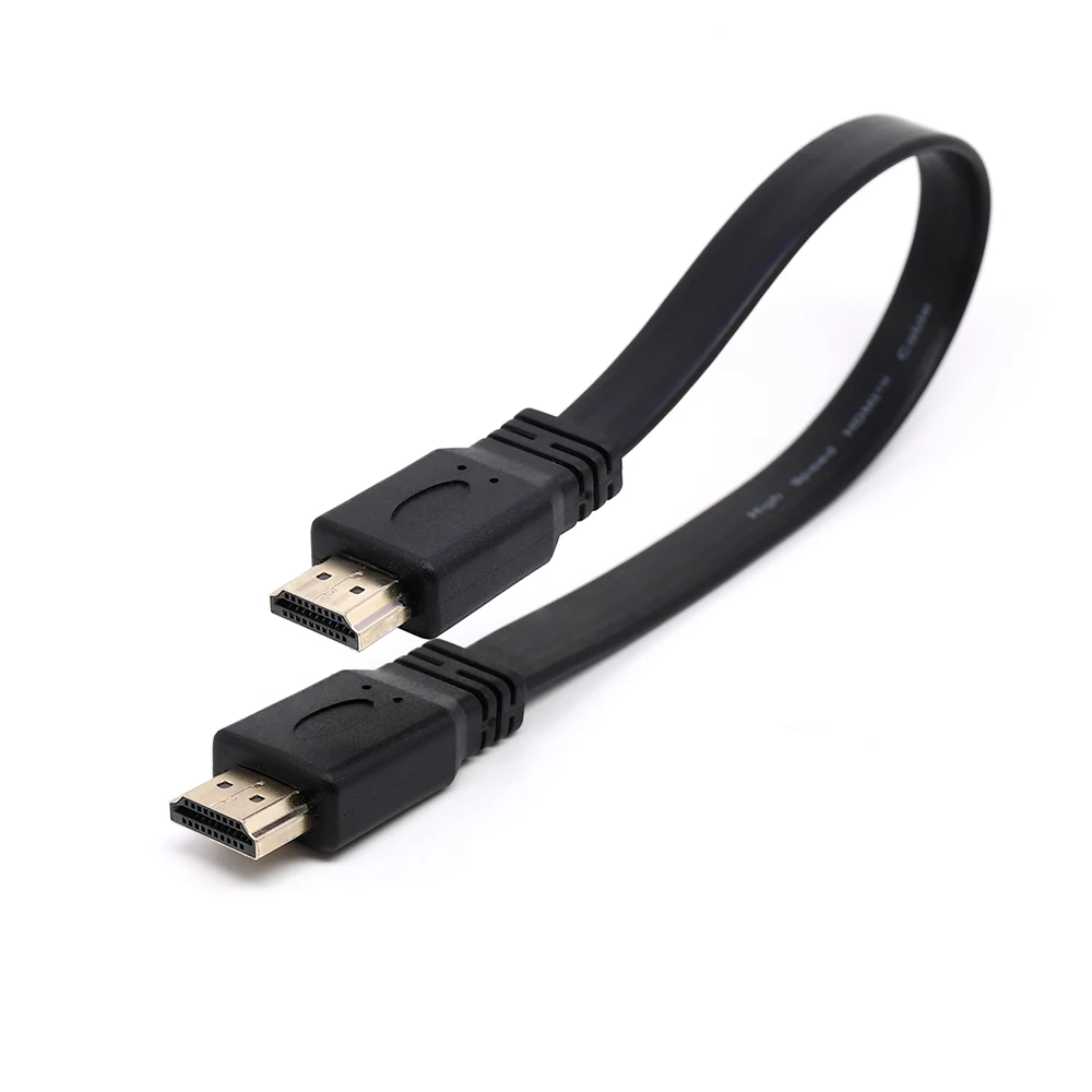 

Flat HDMI-Compatible 2.0 cable 0.3m 0.5m 1m 1.5m 2m 3m 5m 10m 20m 1080p 3D HDTV PC PS3 PS4 Laptop monitor projector