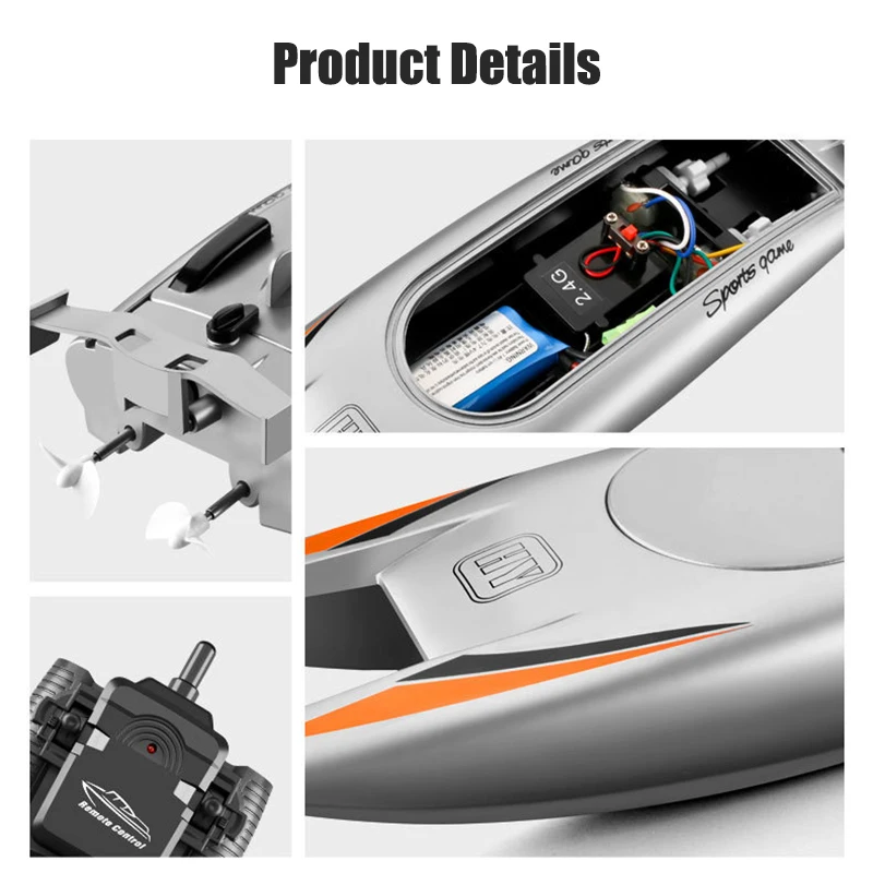 радиоуправляемая лодка bekobaby 24 г