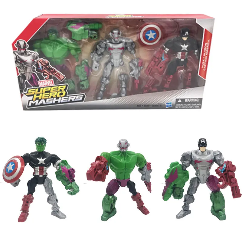 3 шт. детские фигурки героев Marvel из ПВХ|Игровые и трансформеры| |