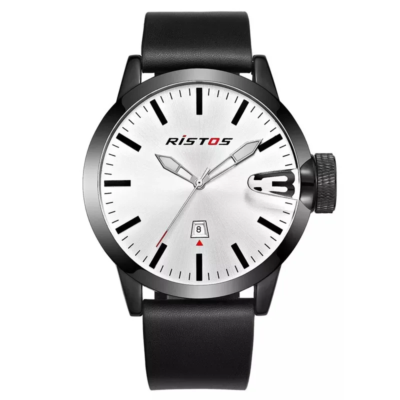 

Top brand RISTOS business sports outdoor military simple fashion watch multifunctional waterproof calendar quartz men's watch