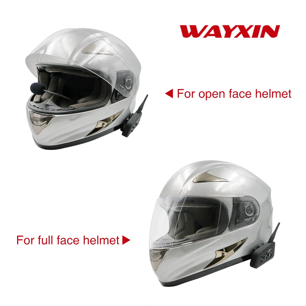 Новинка 4 шт. R6 1200 м мотоциклетная Bluetooth гарнитура для шлема Интерком до 6