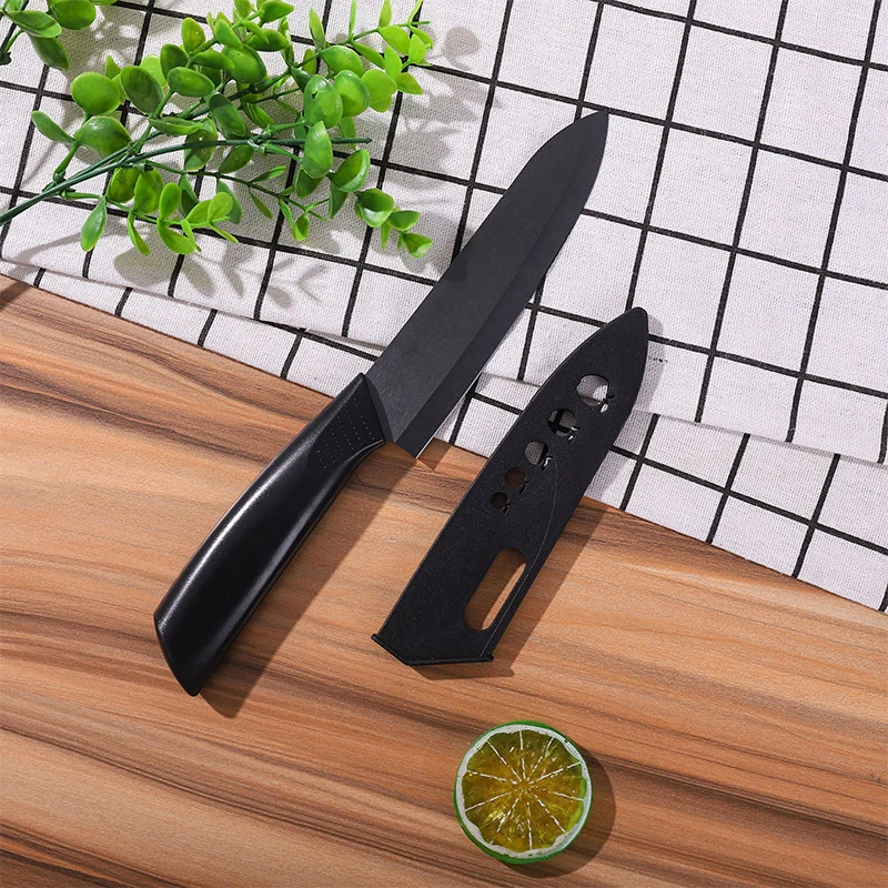 

Ceramic Kitchen Knife 6 Inch With Conjuntos De Facas Faca Chef Profissional Fruit And Vegetable Paring Knife Black Ultra Sharp