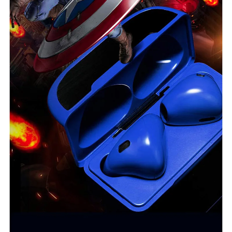 Новое поступление сертифицированные TWS наушники Marvel настоящие Беспроводные