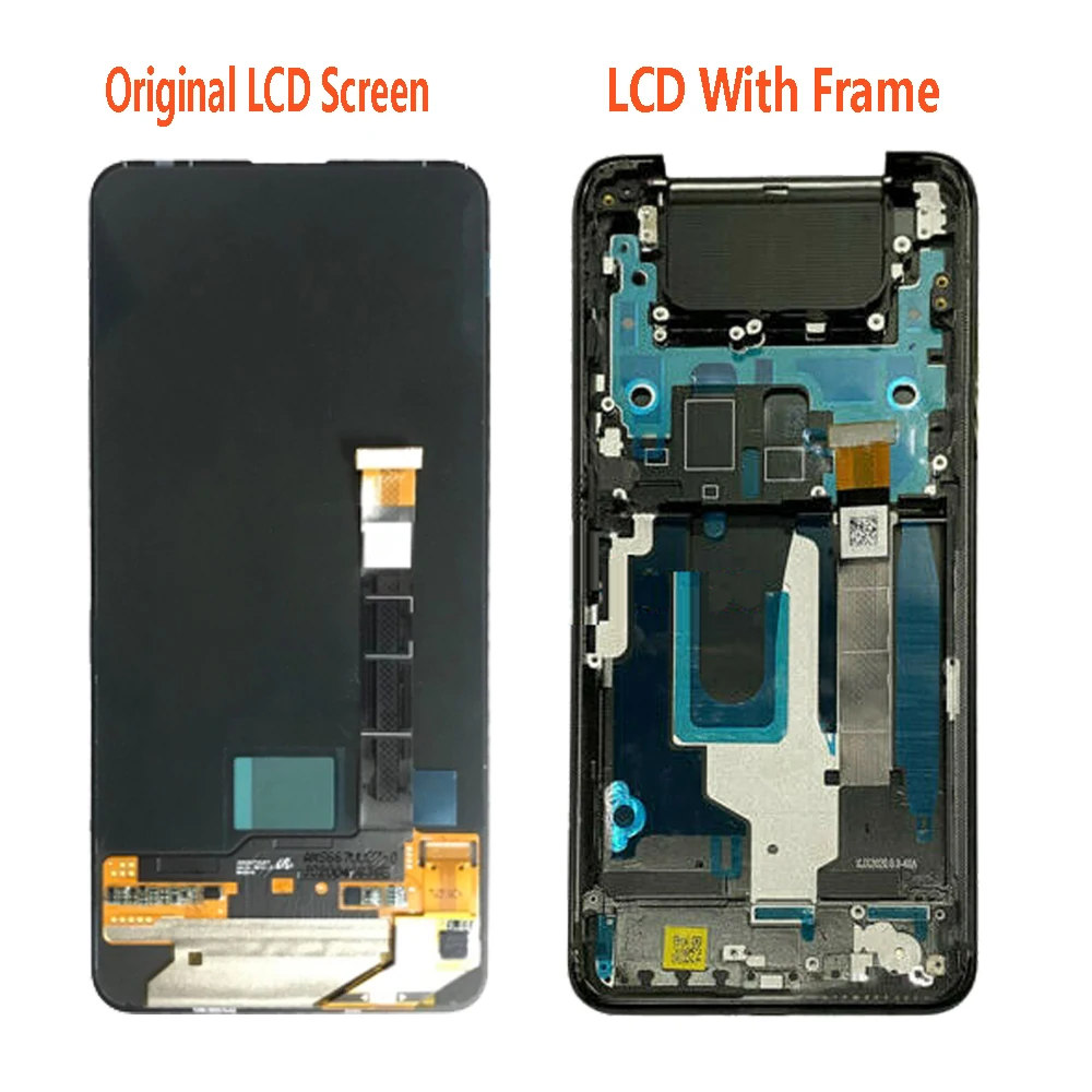 Pantalla LCD Original de 6,6 pulgadas para ASUS Zenfone 7 ZS670KS ASUS_I002D I002D, montaje de digitalizador con pantalla t&aacute;ctil, piezas de repuesto-2