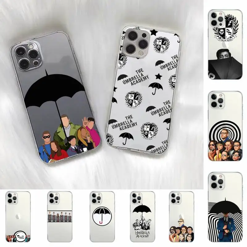 

Cartoon The Umbrella Academy Phone Case for iPhone 11 12 13 mini pro XS MAX 8 7 6 6S Plus X 5S SE 2020 XR