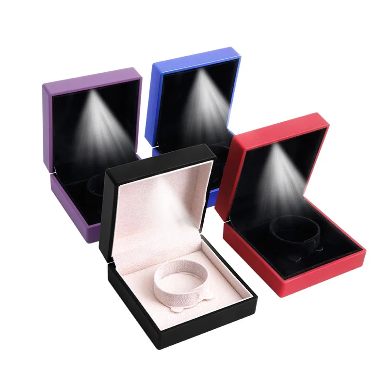 

LED Light Bangle Bracelet Gift Box Case Jewelry Display Wedding Premuim Supply