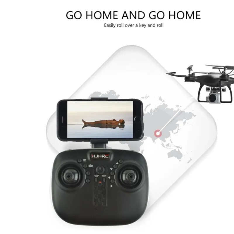 Радиоуправляемый вертолет Дрон с камерой HD 1080P WIFI FPV селфи Профессиональный
