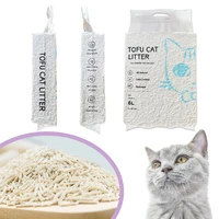 6l natural tofu cat litters biodegradable fast clumping natural green tea fresh sand deodorant dust free tofu corn cat litter
