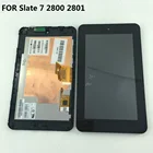 7-дюймовый Изысканный Новый ЖК-дисплей для HP Slate 7 2800 2801, ЖК-дисплей, сенсорный экран, дигитайзер, стекло в сборе + рамка, версия Wi-Fi
