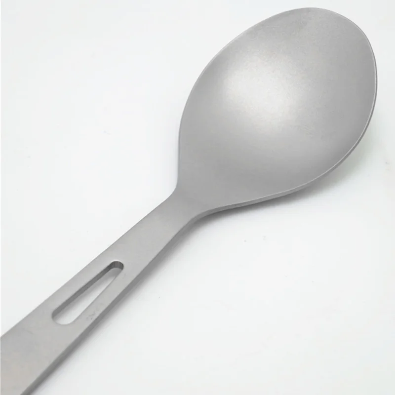 Титановая большая ложка с вилкой бутылка наконечником открывалка длинной ручкой