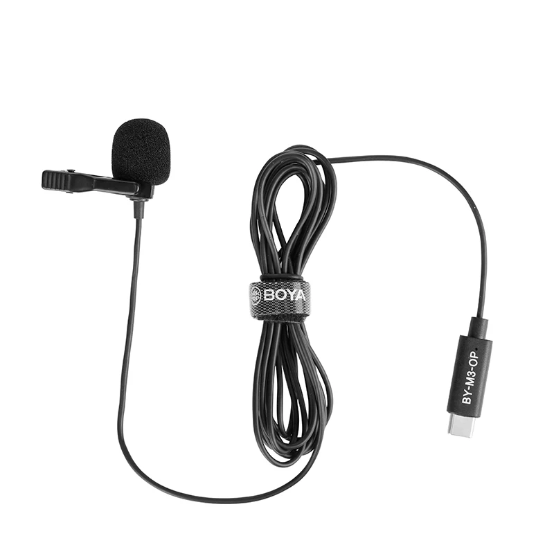 Всенаправленный цифровой петличный микрофон BOYA для DJI OSMO POCKET USB Type-C | Электроника