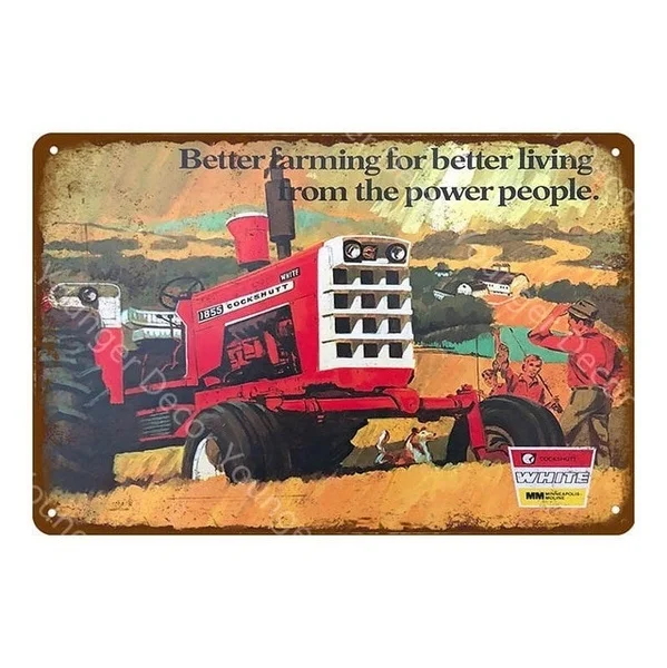

This Is An Farm Tractor Metal Signs Plaque Vintage Poster Wall Decor For Garage Farm Shop Man Cave Decorative Plate YI-122