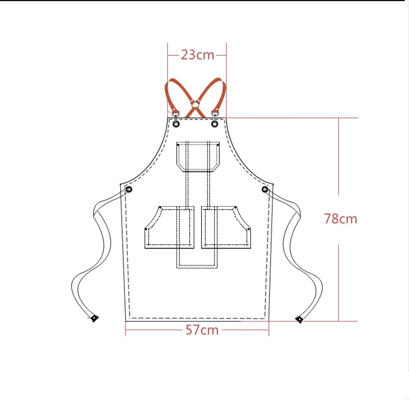 Senyue waterproof apron kitchen for women men Hairdresser Chef Bartender Carpenter Barista Painter adult bibs | Дом и сад