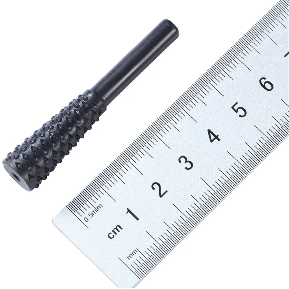 10 шт. 1/4 'ɶ мм Стальной хвостовик роторный заусенец набор древесины Rasp файл