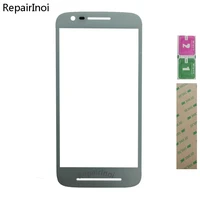 10pieceslot front glass for motorola moto e3 front outer glass touch screen panel lens front panel replacement part