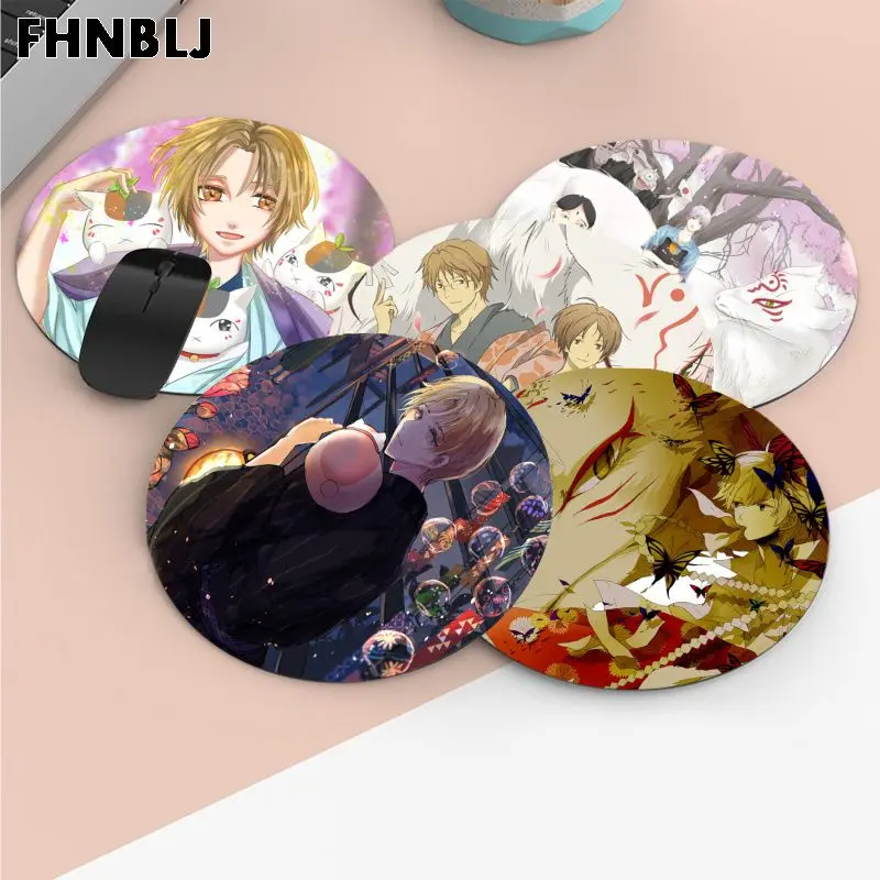 

FHNBLJ Top Quality Natsume Yuujinchou High Speed New round Mousepad gaming Mousepad Rug For PC Laptop Notebook