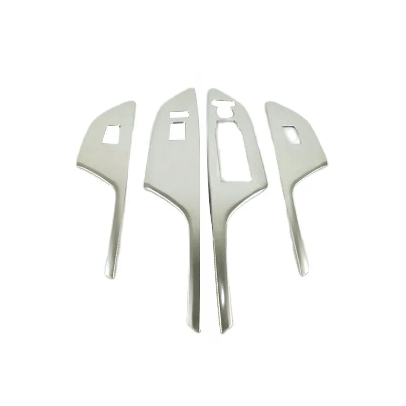 

For Honda Civic 10th 2016-2019 Car Door Window Glass Lift Control Switch Panel Cover Trim Stainless Steel Interior Styling