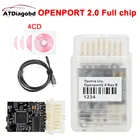 Инструмент для автонастройки, профессиональный чип ЭБУ Tactrix OpenPort 2,0, USB 2,0, полный чип, флеш-память ЭБУ с 4 CD