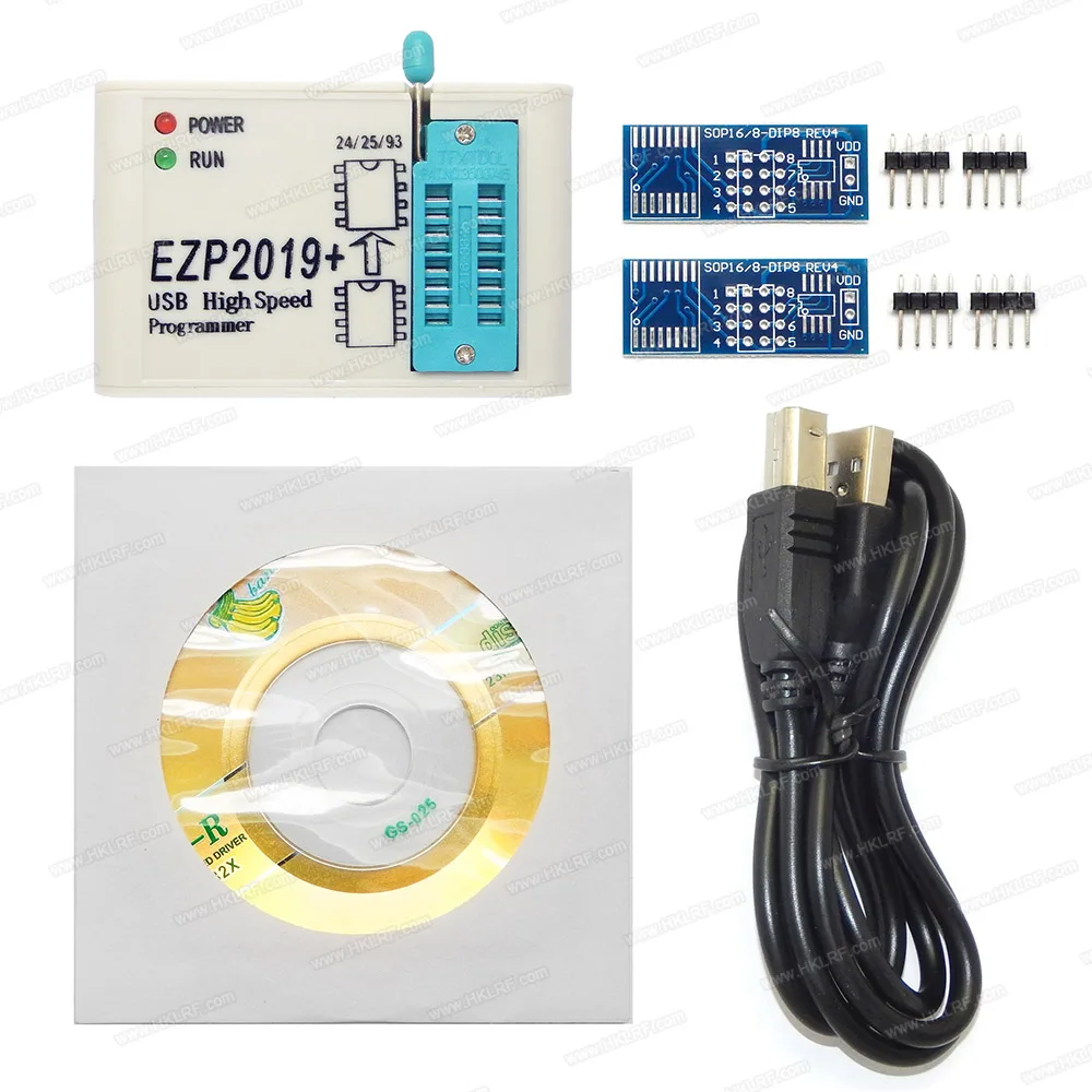 Новейшая версия EZP2019 + USB программатор с поддержкой серии 24/25/26/93 Eeprom Flash Bios win8 32/64