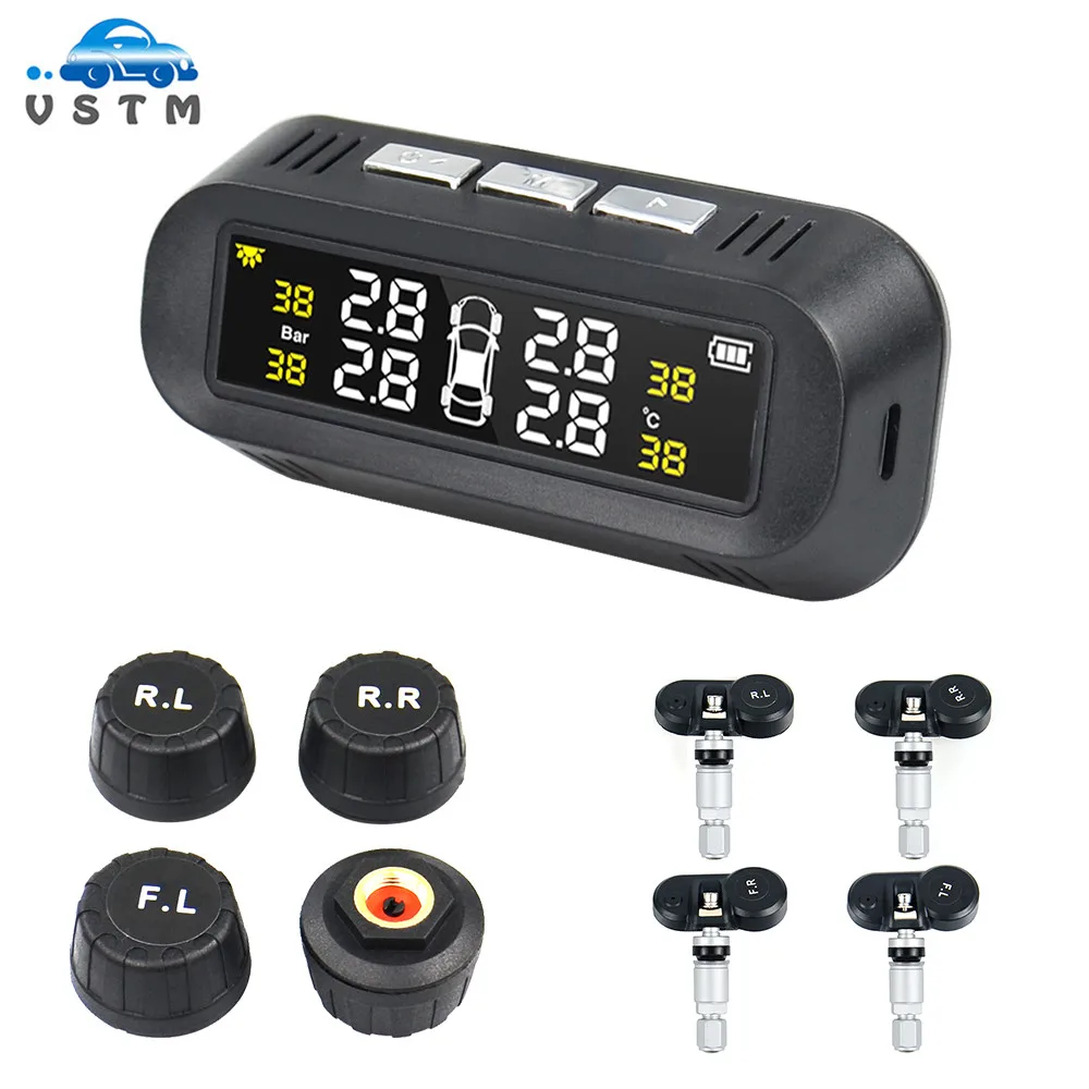 Система контроля давления в шинах TPMS внешний датчик с солнечной батареей|Датчик