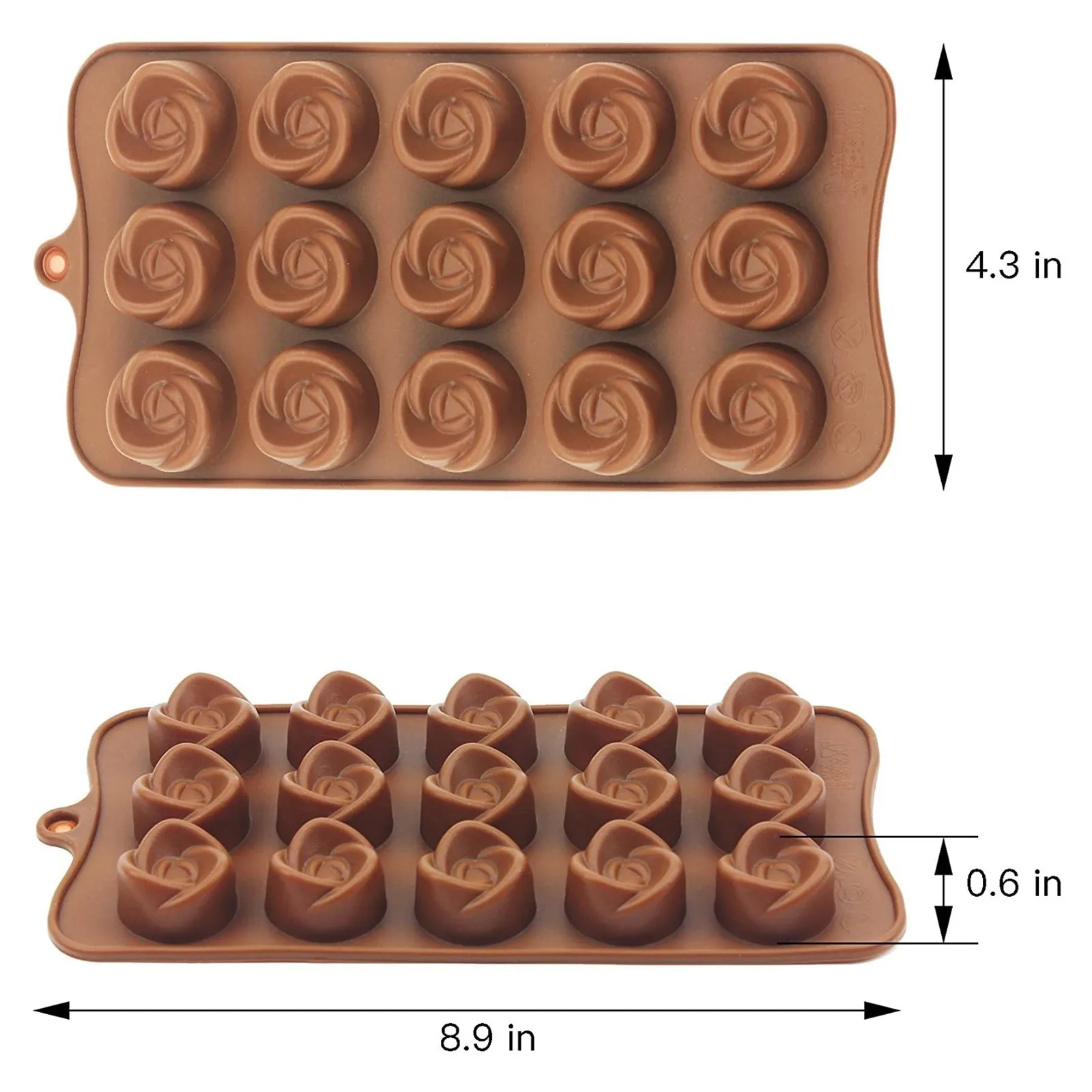 

Kinds Styles Chocolate Molds Self-made Truffle Mold Set of 4 Pieces Food-Grade Non-stick Silicone Mould Bakeware Baking Decor