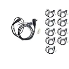 10 шт. воздушный для акустической трубки, наушников для рации Baofeng Радио K порт PTT наушники с микрофоном для UV-5R 888 4s защита Earp