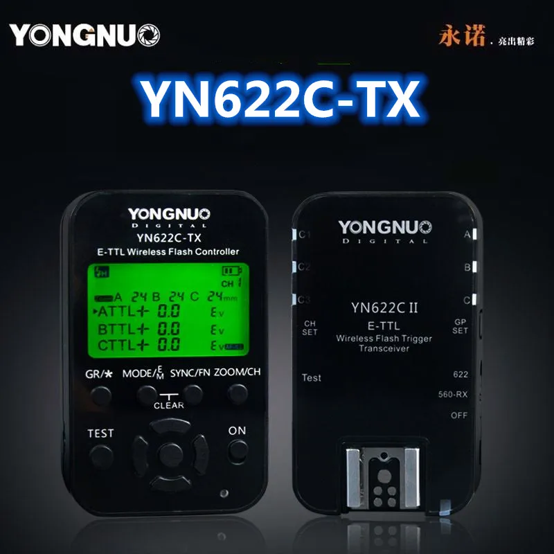 Беспроводная YONGNUO TTL триггер для вспышки с YN622C YN 622 TX комплект Высокоскоростная