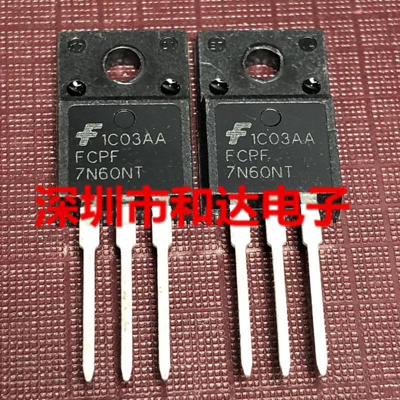 

FCPF7N60NT TO-220F 600V 6.8A