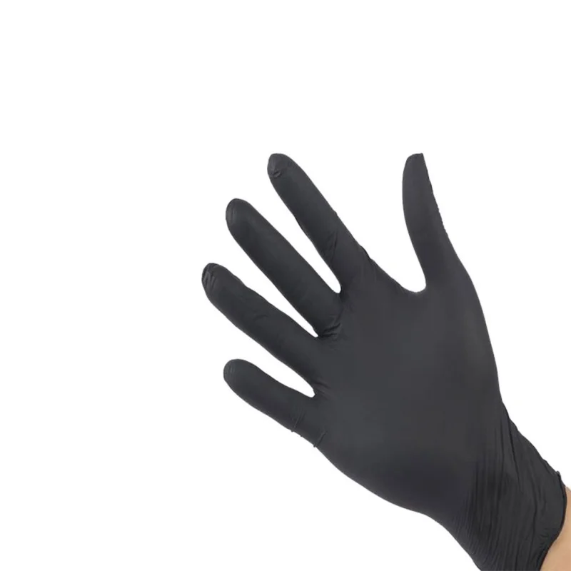 

20 stks/set Nieuwe Rubber Wegwerp Monteur Nitril Handschoenen Universele Poeder Gratis Comfortabele Zwarte Hands