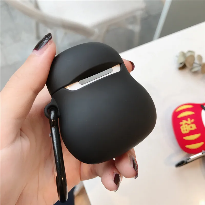 Япония удача Дарума тумблер Кукла талисман корпусы гарнитурные для Apple Airpods 1/2 силиконовый защитный чехол для наушников Аксессуары