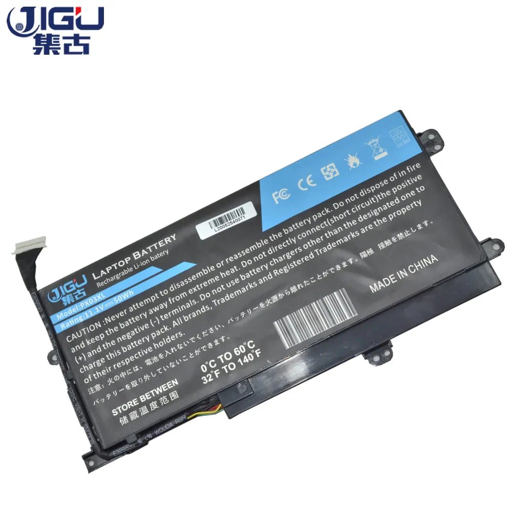 

JIGU New Laptop Battery TPN-C111 HSTNN-LB4P PX03XL 714762-241 For HP For ENVY TOUCHSMART M6 For ENVY SLEEKBOOK M6-K010DX 11.1V