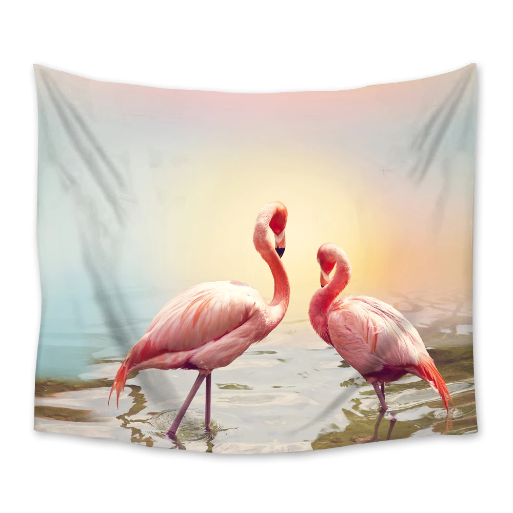 

Flamingo Animal Tapestry Wall Hanging Hippie Witchcraft Decoration Room Home Decor Tapestry Wall Blanket