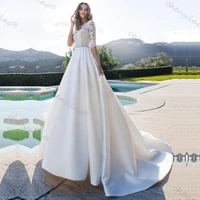 wedding dress bohemian o neck a line bridal gowns lace appliques floor length see through sleeveless bride gown %d1%81%d0%b2%d0%b0%d0%b4%d0%b5%d0%b1%d0%bd%d0%be%d0%b5 %d0%bf%d0%bb%d0%b0%d1%82%d1%8c%d0%b5