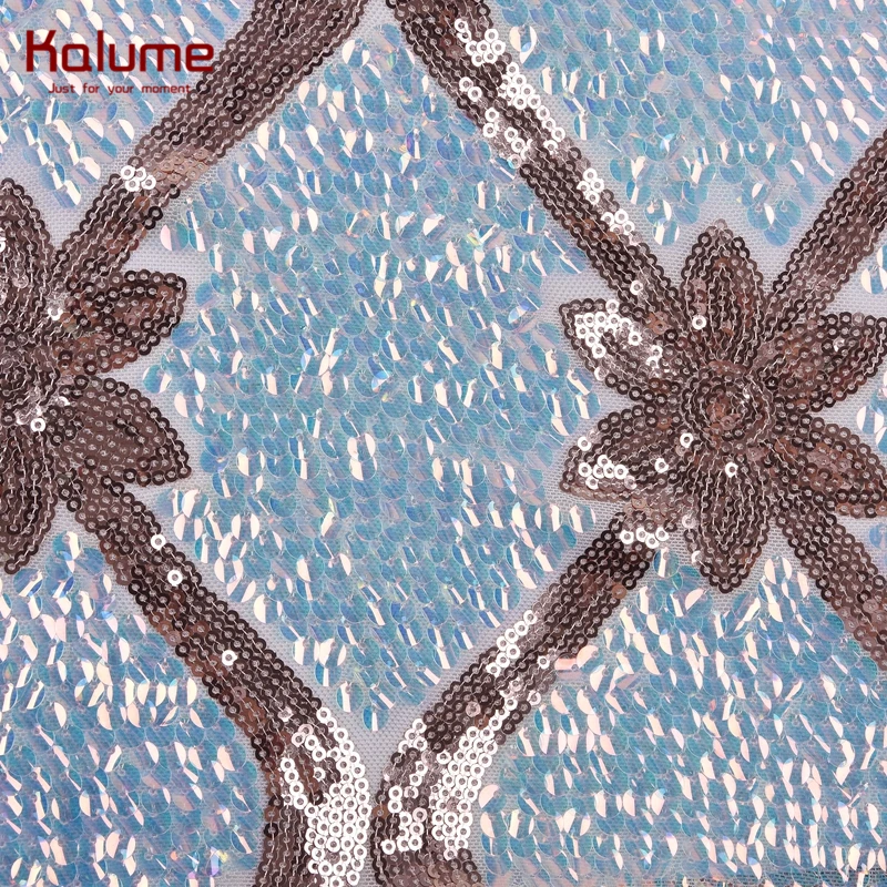 Кружевная ткань Kalume с блестками 2021 5 ярдов Высококачественная Африканский