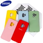 Шелковый силиконовый чехол для Samsung Galaxy S9S9 Plus S9 +, мягкий на ощупь защитный чехол для Samsung S9S9plus
