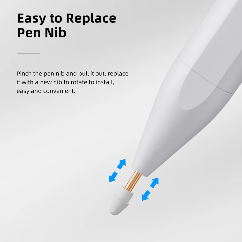 ROCK Active Magnetic Capacitive Pencil for iPad Pro 11 12.9 Replaceable Refill Stylus Touch Pen Apple Air IOS | Компьютеры и офис
