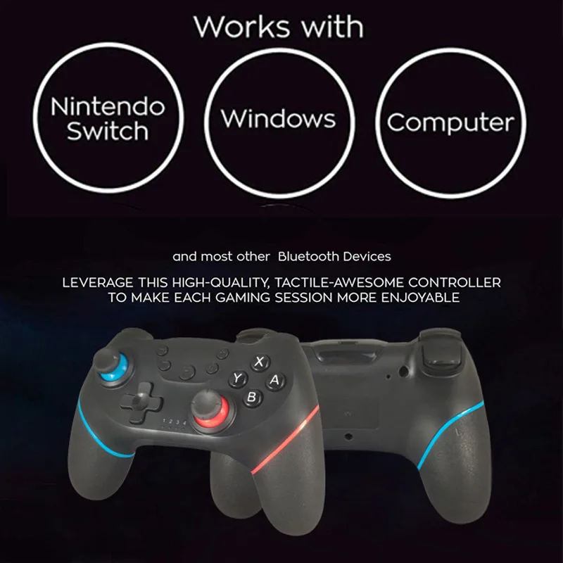 Стиль производители прямые продажи nintendo Switch Bluetooth Беспроводная игровая ручка аксессуары с валом соматосенсорные Suppo