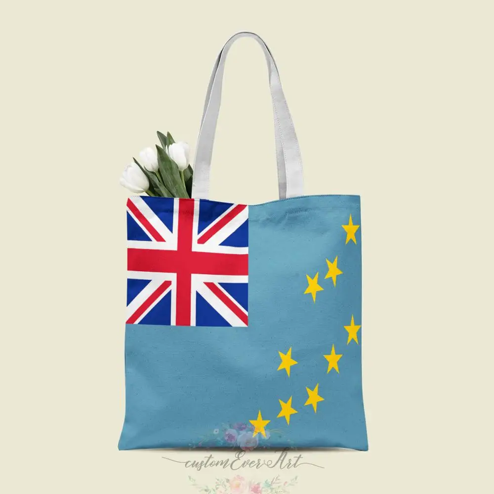 

Tuvalu tote bag custom canvas tote bags for women for teacher Birthday Bags Gift Bag personalized gifts