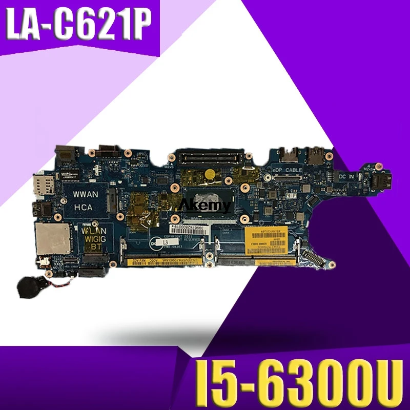 Scheda Madre CN 0DV5YH для Dell Latitude E5270 Материнская плата ноутбука I5 6300U 2 40 GHz DV5YH LA