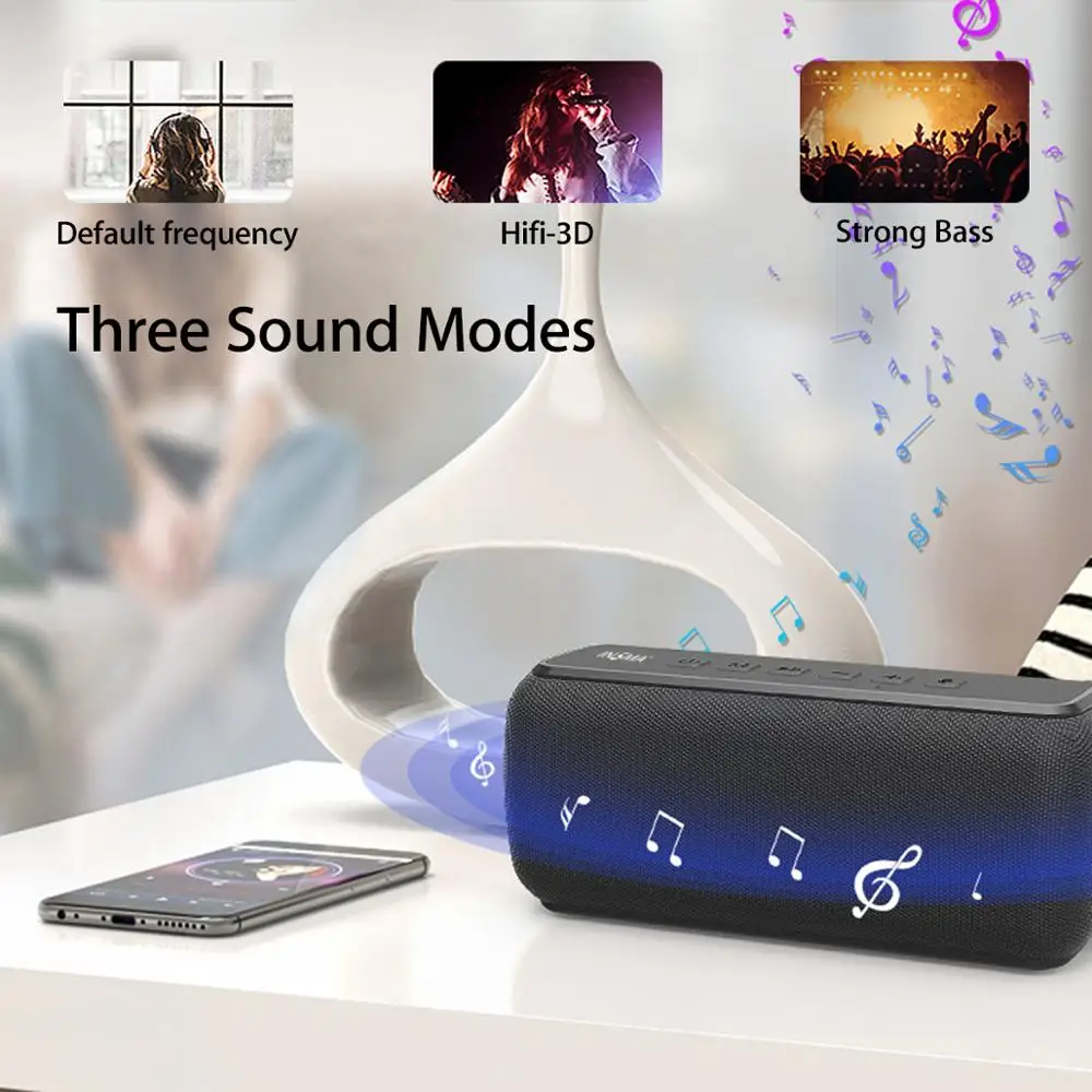 60 Вт bluetooth Колонка звуковая колонка портативный 5 0 IPX5 Водонепроницаемый TWS