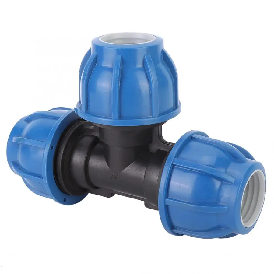 PE пластик 32 мм тройник соединитель для соединения труб водопроводные Фитинги